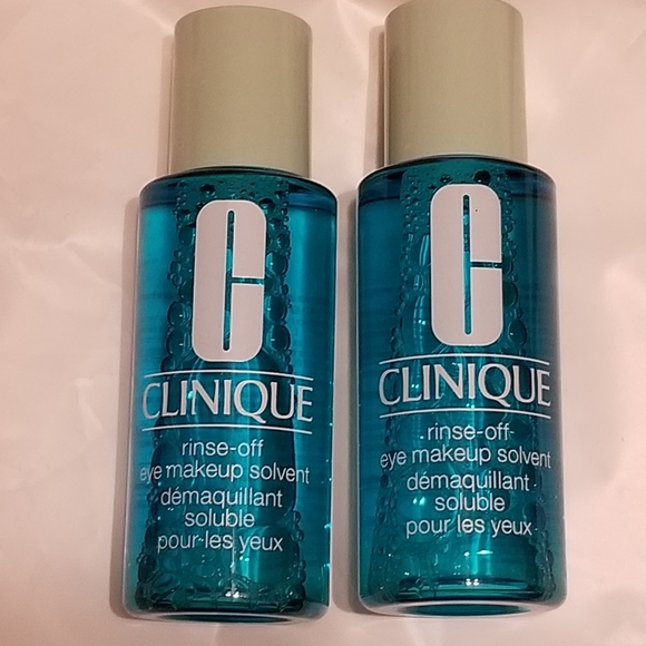 🆕️ 2 CLINIQUE Rinse-Off Eye Makeup Solvent